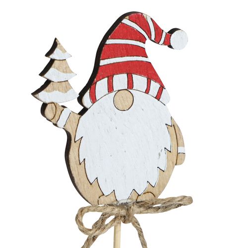 Artikel Blumenstecker Holz Weihnachten Wichtel 5x8cm 12 St