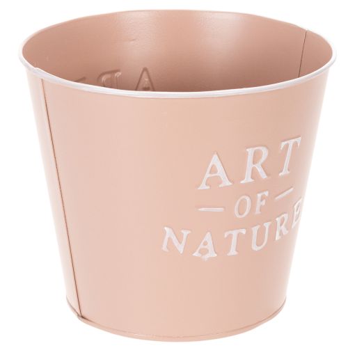 Artikel Blumentopf Zink Art of Nature Altrosa Ø17,5cm H15cm