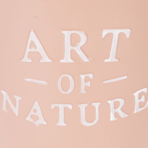 Artikel Blumentopf Zink Art of Nature Altrosa Ø17,5cm H15cm