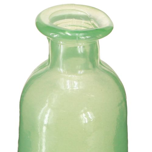 Artikel Blumenvase Glas Deko Vase in Grün Hoch Ø6,5cm H30cm