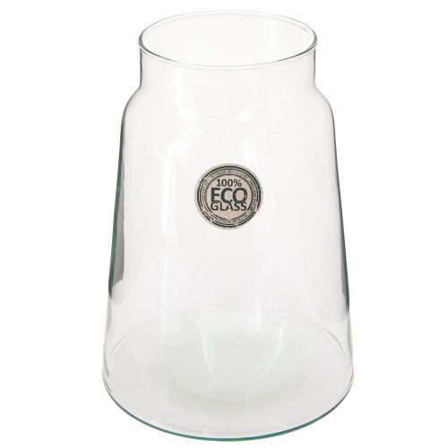Artikel Blumenvase Glas klar Vase für Deko im Glas H20cm