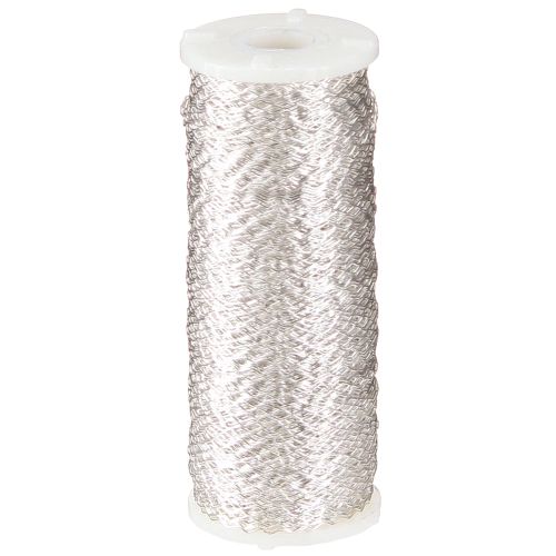 Artikel Bouilloneffektdraht 100g Silber