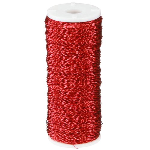 Artikel Bouilloneffektdraht Ø0,30mm 100g/140m Rot