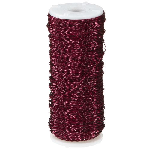 Artikel Bouilloneffektdraht Ø0,30mm 140m Bordeaux