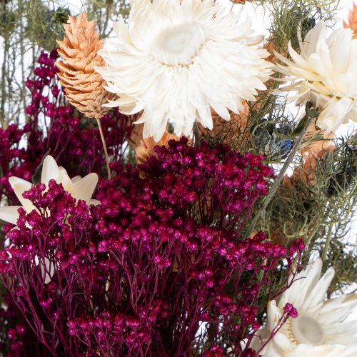 Artikel Trockenblumen Strauß perfekt für elegante Tischdekoration im Landhausstil 50cm