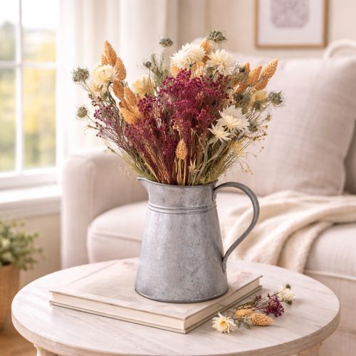 Artikel Trockenblumen Strauß perfekt für elegante Tischdekoration im Landhausstil 50cm