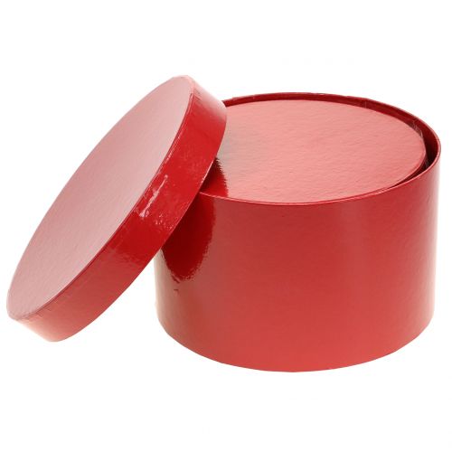 Artikel Blumenbox Rot glänzend Ø18/20cm 2 St