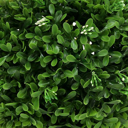 Artikel Buchsbaum Kugel mit Blüten Dekokugel Grün Ø18cm 1 St