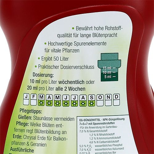 Artikel Chrysal Balkon & Geranien 500ml