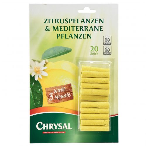 Artikel Chrysal Düngestäbchen Zitruspflanzen & Mediterrane Pflanzen 20 St