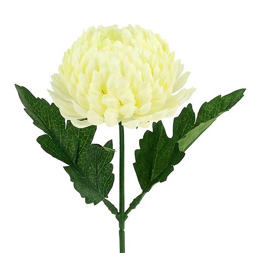 Chrysantheme Creme Künstliche Blume Ø7cm 18cm 4St