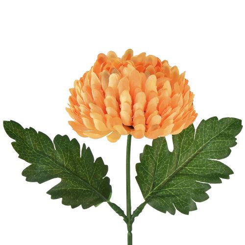 Artikel Künstliche Blume Chrysantheme Orange Ø7cm 18cm 4St