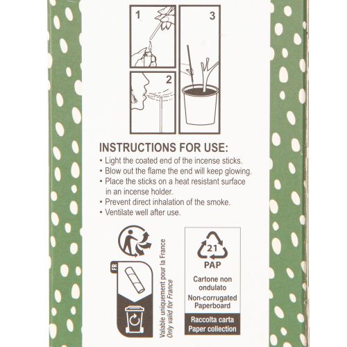 Artikel Citronella Räucherstäbchen Bambus L50cm 20 Stäbchenx2St