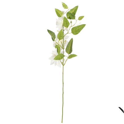 Artikel Künstlicher Clematis Zweig mit Blüten für elegante und pflegeleichte Dekoration 81cm 2St
