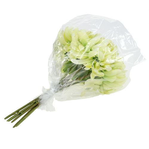 Artikel Strauß aus Chrysanthemen künstlich Creme, Gelb 28cm 6St
