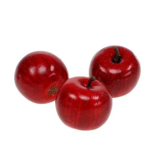 Artikel Deko-Apfel Rot glänzend 4,5cm 12 St