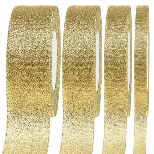 Deko Band Gold verschiedene Breiten 22,5m