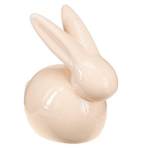 Artikel Deko Hase Gelb Grün Braun Moderne Keramikfigur für Ostern 8,5×4,5cm 3St