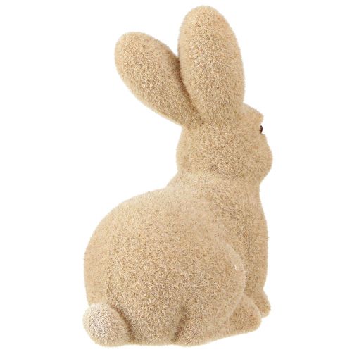 Artikel Deko Hasen Sitzend Ostern Braun – 2. Wahl – Beflockt H15cm 4 St