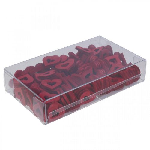Artikel Deko Herzen Streudeko Holzherzen Rot Ø2cm 144St