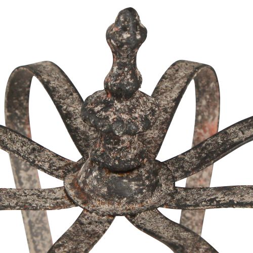 Artikel Deko Krone Antik Optik Metalldeko Rost Ø19,5cm H22cm