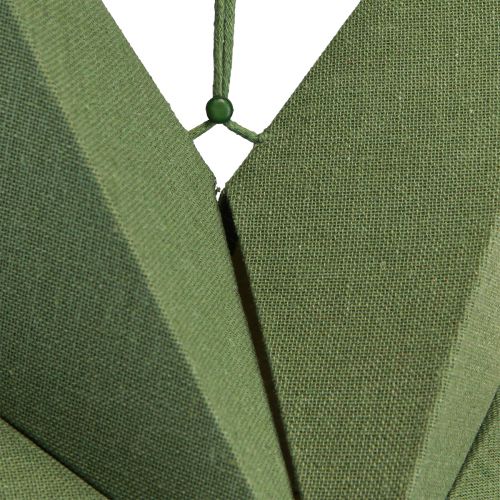 Artikel Stern Deko zum Hängen für Lampe Papier und Jute Grün 75×20cm