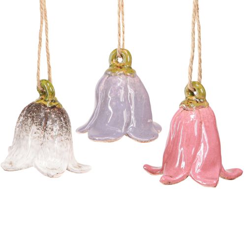 Artikel Deko Maiglöckchen zum Hängen Keramikblumen 7cm 3 St