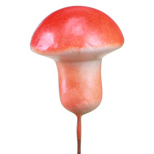 Artikel Deko Pilze am Draht Rot Herbstdeko zum Stecken 7cm 24 St