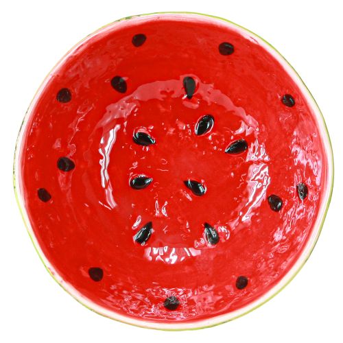 Artikel Deko Schale Keramik Wassermelone Sommerdeko Ø15cm H6cm