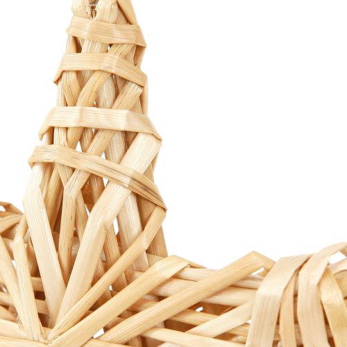 Artikel Deko Sterne Christbaumschmuck Rattan Natur 11cm 6 St