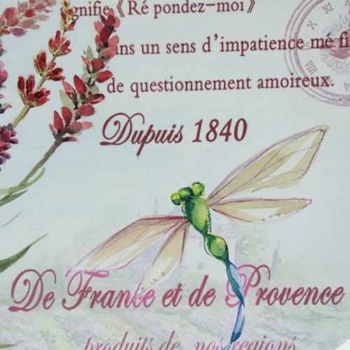 Artikel Deko Tablett Lavendel Kunststoff Tablett Weiß 39×27,5cm