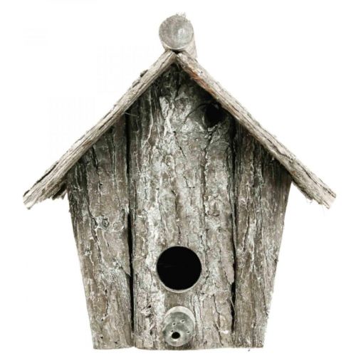 Artikel Deko Vogelhäuschen zum Hängen Vogelhaus Deko Rinde H21cm