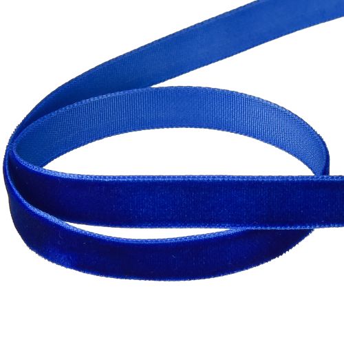 Artikel Dekoband Velvet Samtband Blau 10mm 20m