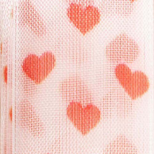 Artikel Geschenkband Herzen ideal für kreative Verpackungsideen und persönliche Geschenke 2,5 cm 15m