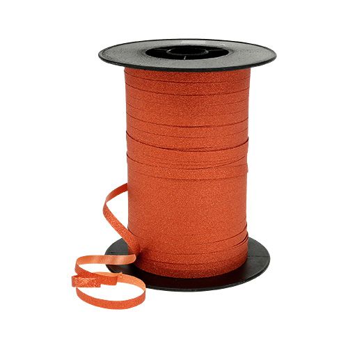 Dekoband mit Glimmer Kupfer 5mm 150m