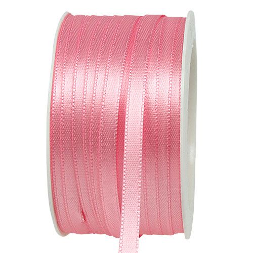 Geschenkband Rosa Satinband Dekoband 6mm × 50m