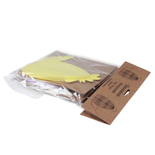 Artikel Dekofiguren Waben Huhn Gelb Grün Lila 18,5x12x20cm 3St