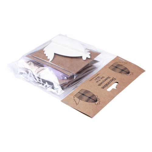 Artikel Dekofiguren Wabenpapier Hühner Farbig 7,5×4,5×8cm 6St