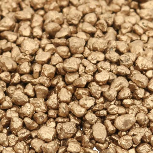 Floristik24 Dekogranulat Gold Deko Kies 2-3mm 2kg