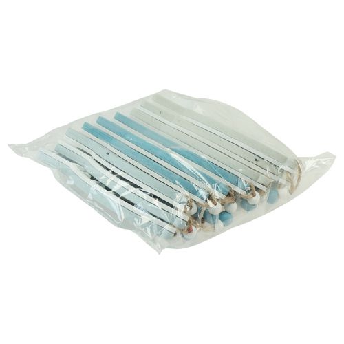 Artikel Dekohänger Fisch Holz Hängedeko Maritim Blau 12cm 9St