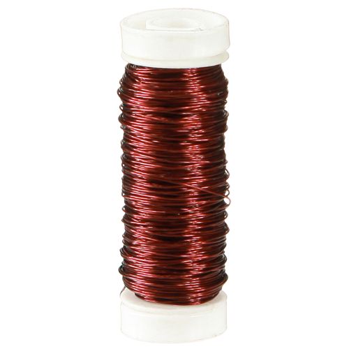 Artikel Dekolackdraht Ø0,30mm 30g/50m Bordeaux