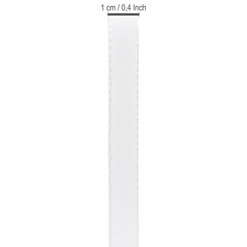 Artikel Dekorationsband Taftband Band Weiß 10mm 50m