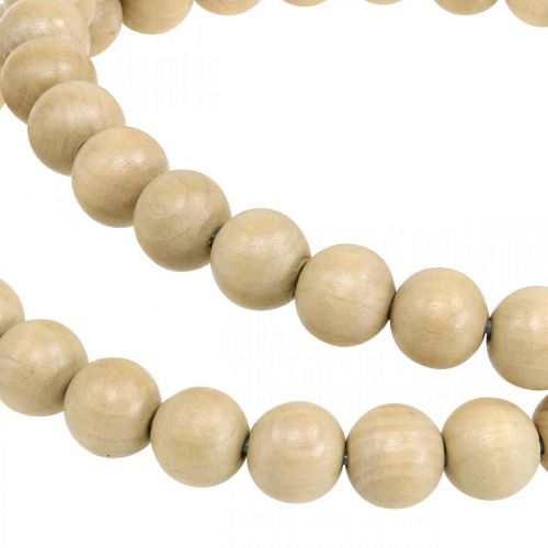 Artikel Dekoring Holzperlen Natur Hängedeko Tischdeko Ø19,5cm 2St