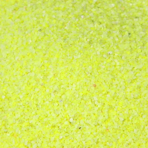 Artikel Dekosand Gelb Neon Farbsand 0,5mm Sand Neongelb 1kg