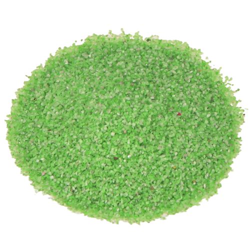 Floristik24 Dekosand Grün Neon Sand Farbsand 0,5mm Neongrün 1kg
