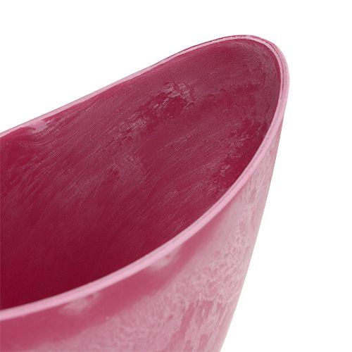 Artikel Dekoschale Plastik Pink 20cm x 9cm H11,5cm  1 St