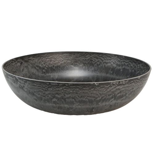 Artikel Dekoschale rund Pflanzschalen Grau Ø37cm H10,5cm 3St