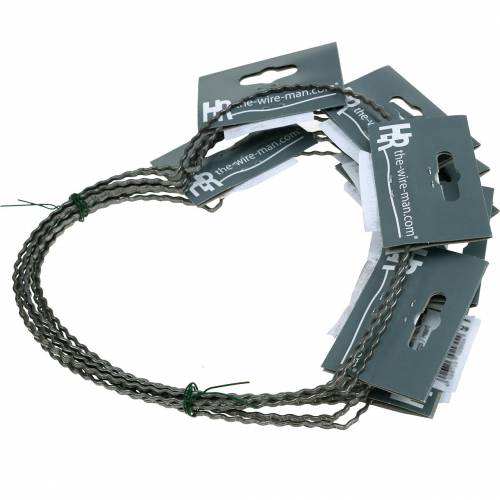 Artikel Drahtherzen 20cm Wellenringe Kranzreifen Herz 10 St