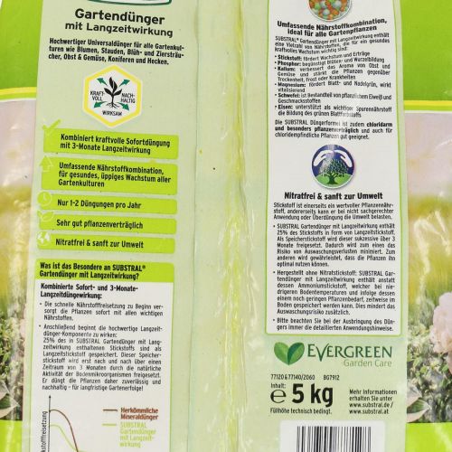 Artikel Dünger Substral Gartendünger Langzeitwirkung Düngemittel 5kg