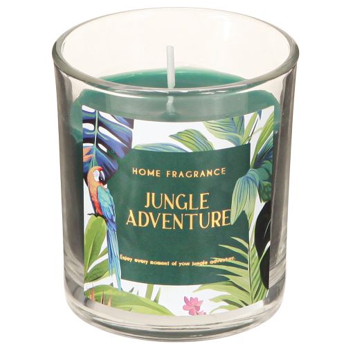 Artikel Duftkerze im Glasgefäß Gurke-Eukalyptus Kerze Grün Ø7cm